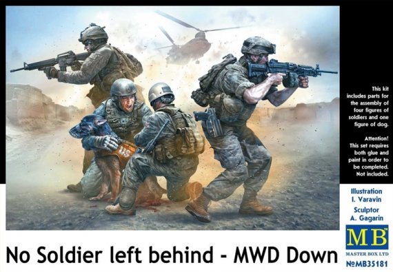 1/35 No Soldier left behind  MWD Down