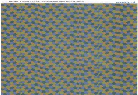 1/32 4 colour lozenge joined for upper flying surfaces