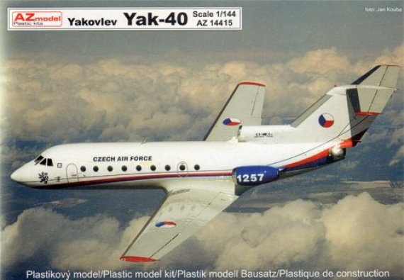 1/144 Yakovlev Yak-40 (CZAF, Poland, Angola)