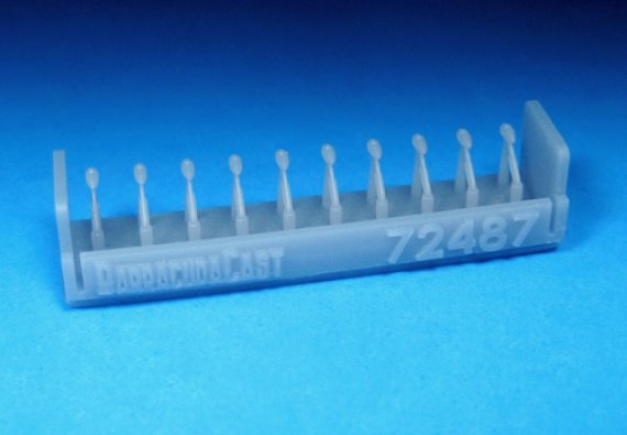 1/72 Messerschmitt Bf-109 Aileron Mass Balances