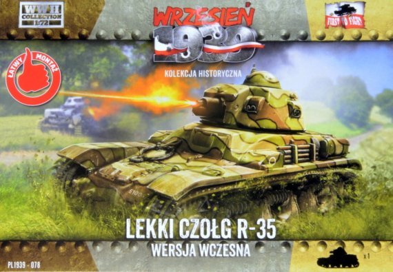 1/72 Renault R-35 Early French light tank