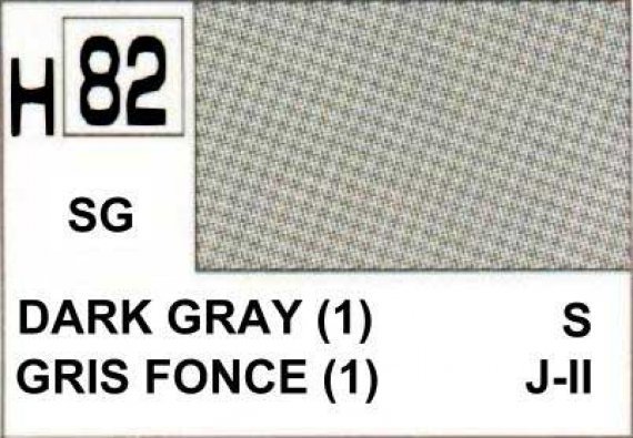 H082 Dark gray (1)  Gris fonc (1) SG