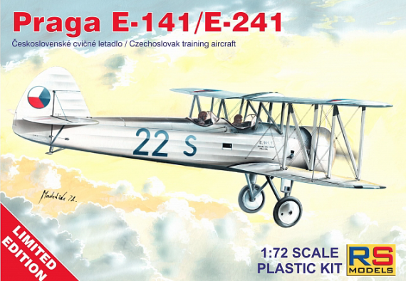 1/72 Praga E-141 with tail skid & E-241 with tail wheel