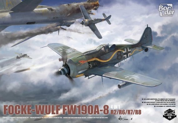 1/35 Focke-Wulf Fw-190A-8 R2/R6/R7/R8