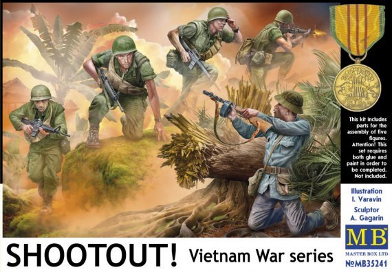 1/35 SHOOTOUT! Vietnam War series 5 figure