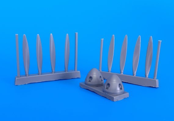 1/48 Junkers Ju-88A-0 spinner with correct shape, prop cut outs