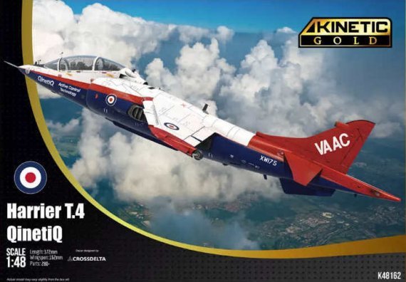Kinetic 1/48 BAe Harrier T QinetiQ Gold Series