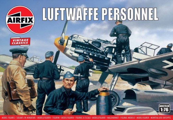 1/76 WWII Luftwaffe Personnel