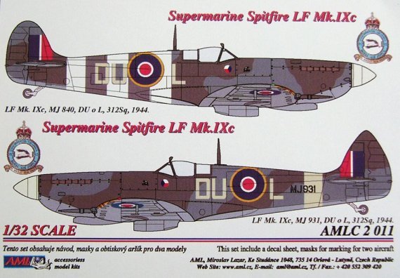 1/32 Masks for S.Spitfire Mk.IXC (DUoL)