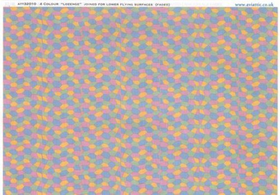 1/32 4 colour lozenge joined for lower flying surfaces