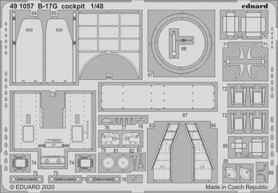 1/48 SET B-17G cockpit
