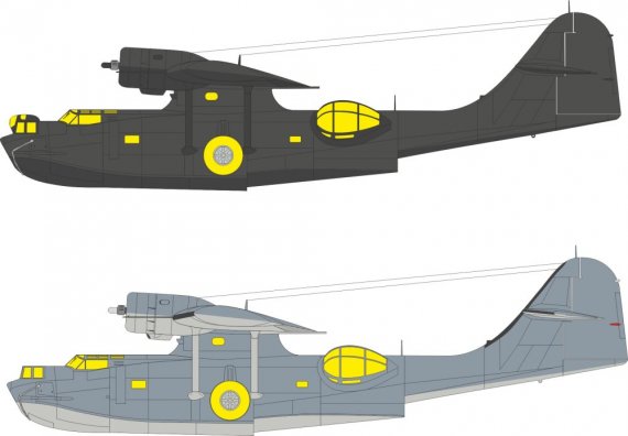 Eduard Masque 1/48 PBY-5A TFace pour Eduard/Revell