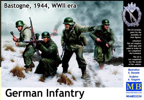 Masterbox Infanterie Allemande Bastogne 1944 1/35