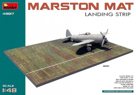 1/48 Marston Mat, Landing Strip, 315x227 mm,2 pcs