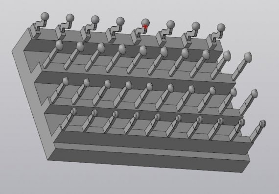 1/48 Assorted Cockpit Control handles. Part 1
