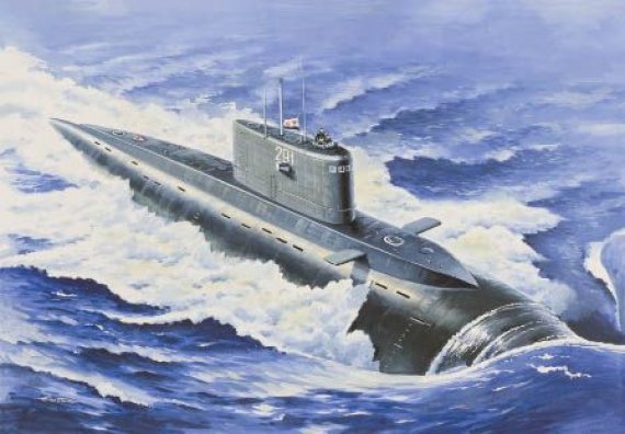 1/400 Submarine Project 705 Alfa Class