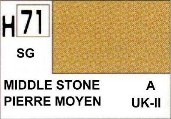 H071 Middle stone  Pierre moyen (SG)