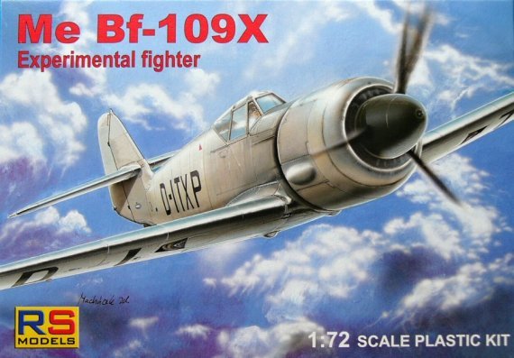1/72 Bf-109 X Experimental German Fighter