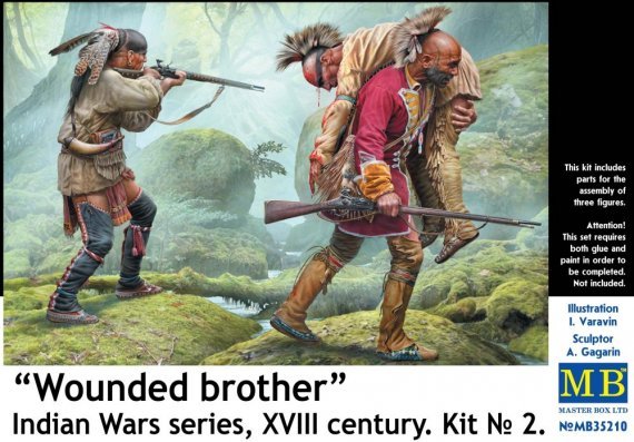 1/35 Wounded brother, Indian Wars series