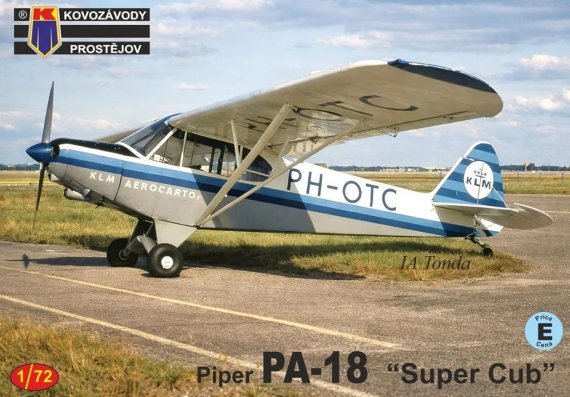 Kovozavody 1/72 Piper PA-18 Super Cub - 4 camouflages
