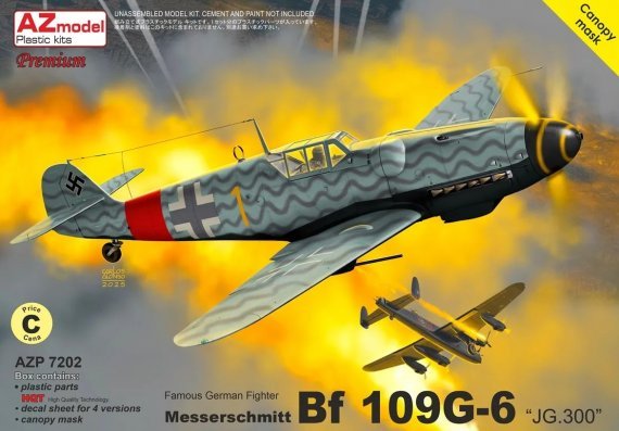 Maquette 1/72 Bf 109G-6 JG.300 PREMIUM
