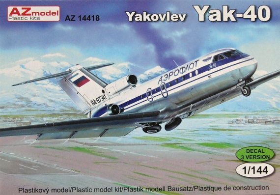 1/144 Yakovlev Yak-40 (2x Aeroflot)