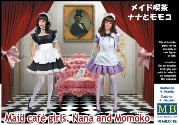 1/35 Maid caf girls  Nana & Momoko