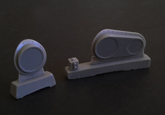 1/32 Junkers Ju-88A-1F / A-5F camera fairings and control box