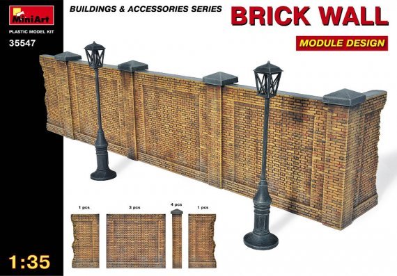 1/35 Brick Wall