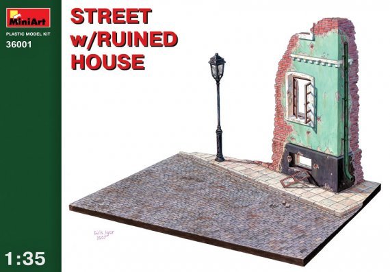 1/35 Street with Ruined House