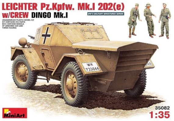 1/35 LEICHTER Pz.Kpfw. Mk.I 202(e) w/ crew