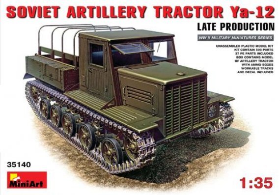 1/35 Ya-12 Late Prod Soviet Artillery Tractor