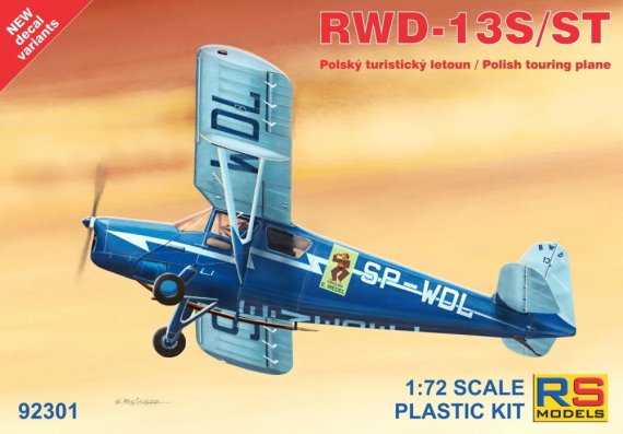 RS Models RWD-13S/ST Aereo Turismo Polacco 1/72