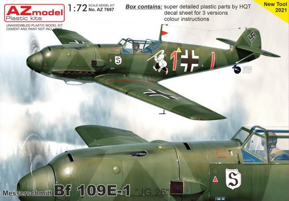 1/72 Messerschmitt Bf-109E-1 JG.26