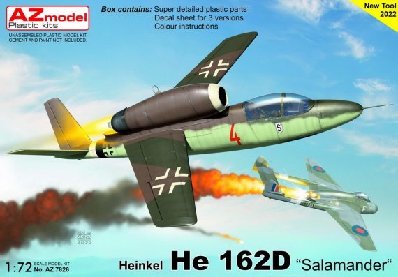 1/72 Heinkel He 162D Salamander