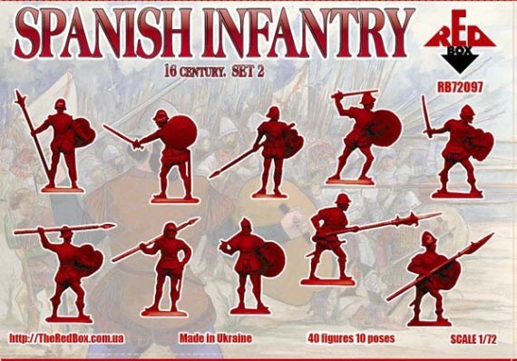 1/72 Spanish Infantry Set 2 16 c.