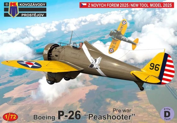 Kovozavody 1/72 P-26 Peashooter Pre-guerra