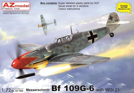 1/72 Messerschmitt Bf 109G-6 with WGr.21