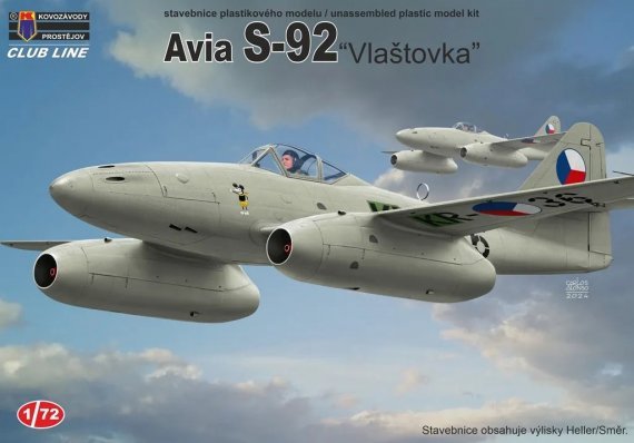 1/72 Avia S-92 Vlastovka CLUB LINE