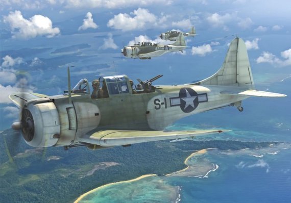 1/144 SBD-5 Dauntless Atlantic theatre