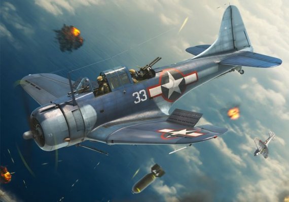 1/144 SBD-5 Dauntless Pacific theatre