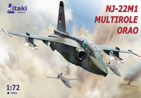 Litaki Soko NJ-22M1 Orao Multirole Strike Aircraft 1/72