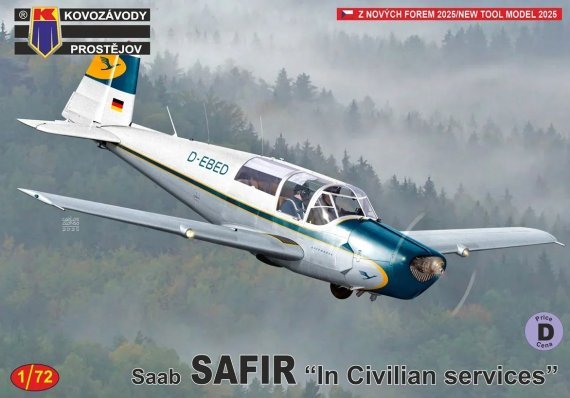 KP 1/72 SAAB Safir Servizi Civili 4 livree