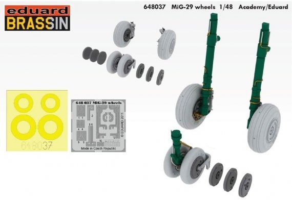 1/48 MiG-29 wheels (EDU)
