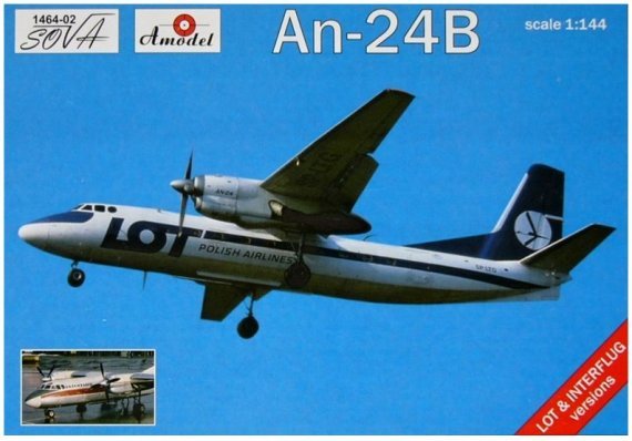 1/144 Antonov An-24B (Interflug/LOT)
