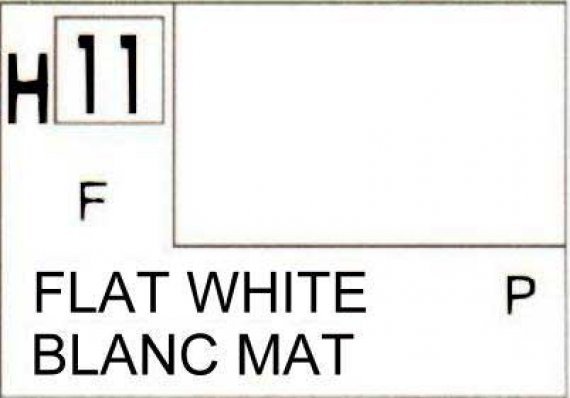H011 White matt  Blanc Mat