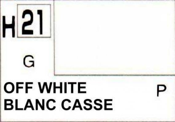 H021 Off White  Blanc casse