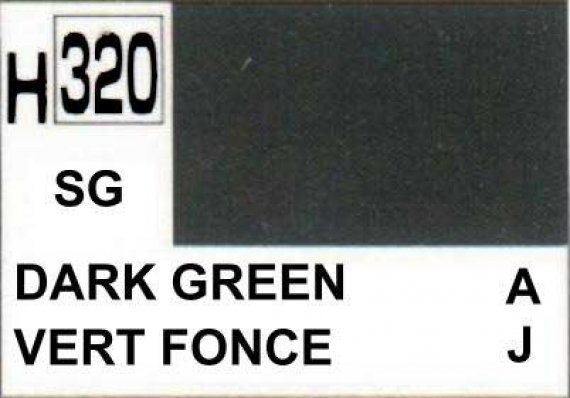 H320 Dark Green  Vert fonc