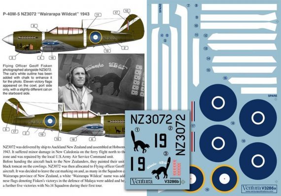1/32 Curtiss P-40M-5 NZ3072 Wairarapa Wildcat 1943