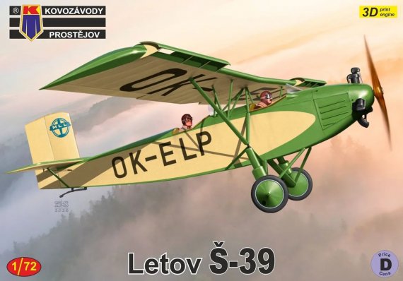Kovozavody Prostejov Letov S-39 1/72 - 3 camouflages